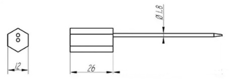 Diagrama de medidas PLOCKSEAL C101