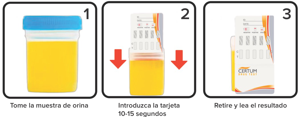 Pasos para tomar la prueba de antidoping en orina